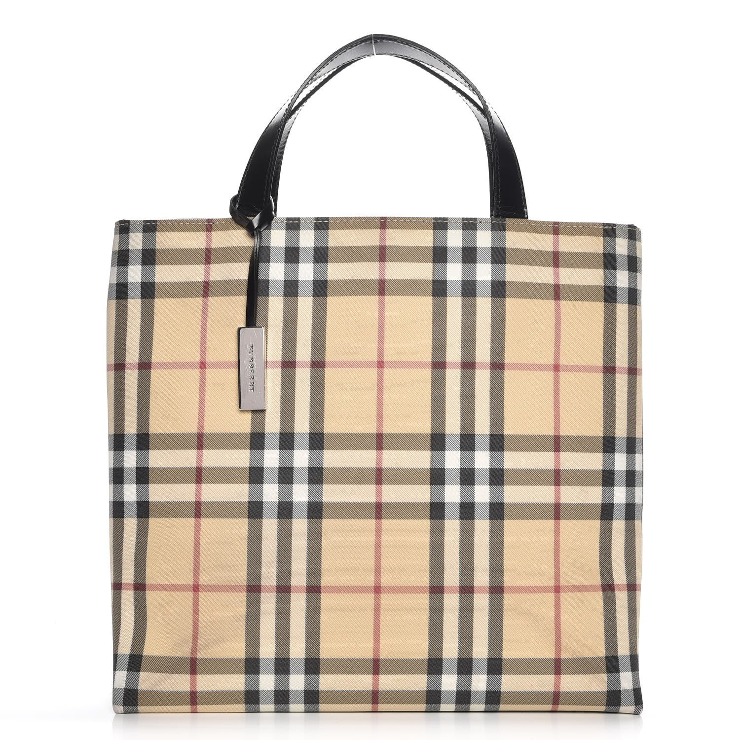 Burberry House Check Medium Tote Black 1 of 8