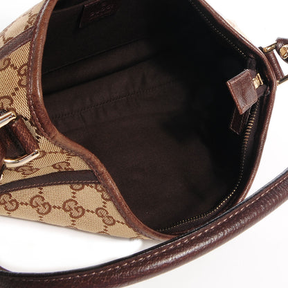 Gucci Monogram Small Abbey Shoulder Bag Brown 5 of 7