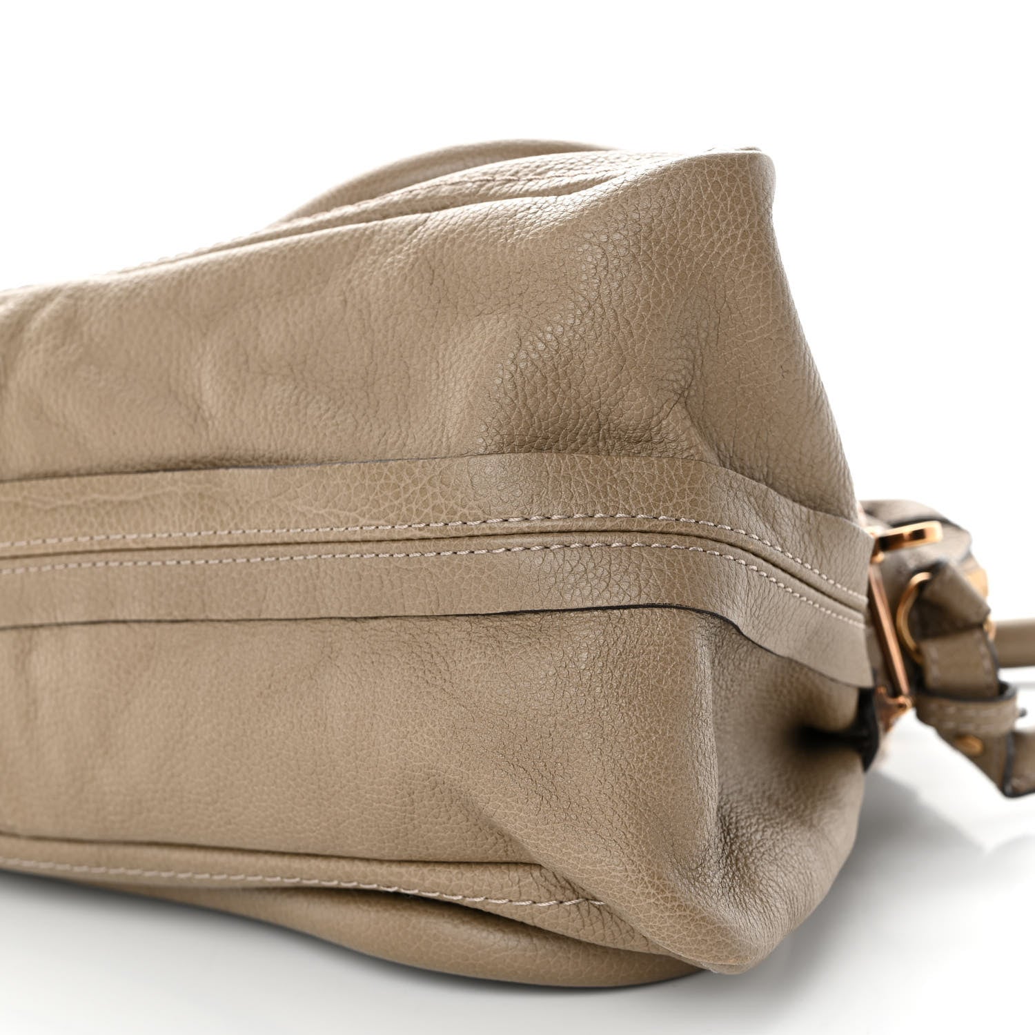 Chloe Calfskin Medium Paraty Barbour Khaki 9 of 14