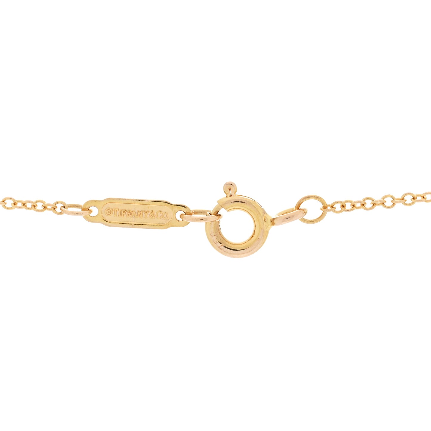 18K Rose Gold Diamond Crown Key Pendant Necklace