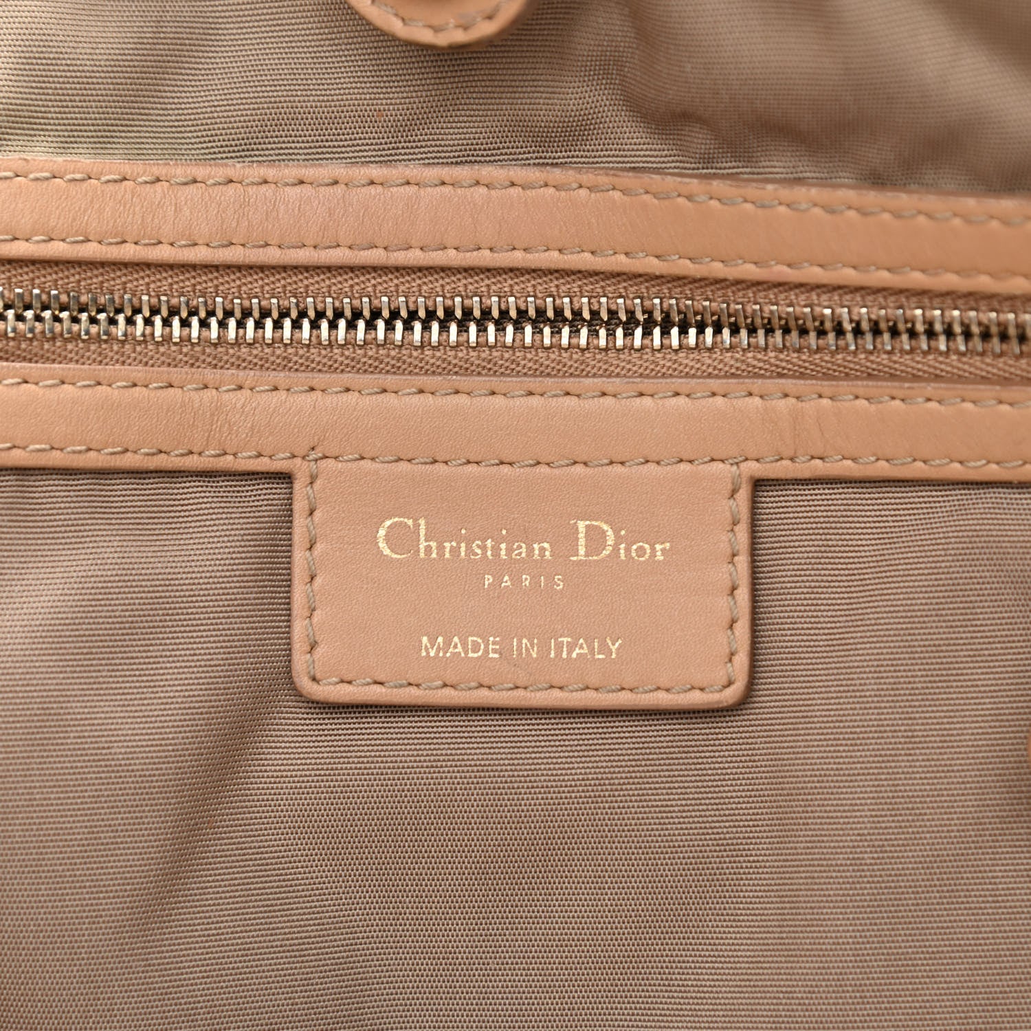 Christian Dior Coated Canvas Cannage Medium Panarea Tote Beige 6 of 19