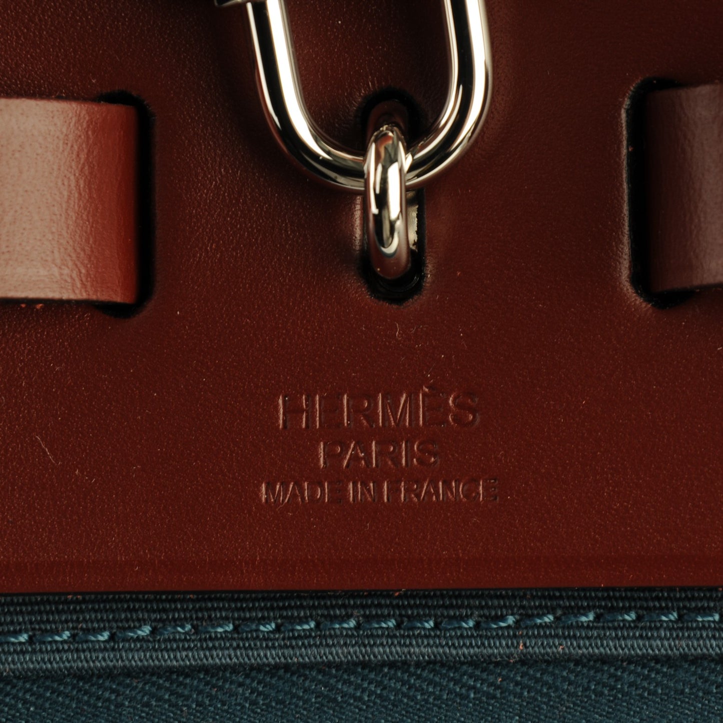 Toile Vache Hunter Herbag Zip 39 GM Bleu Orage Rouge H