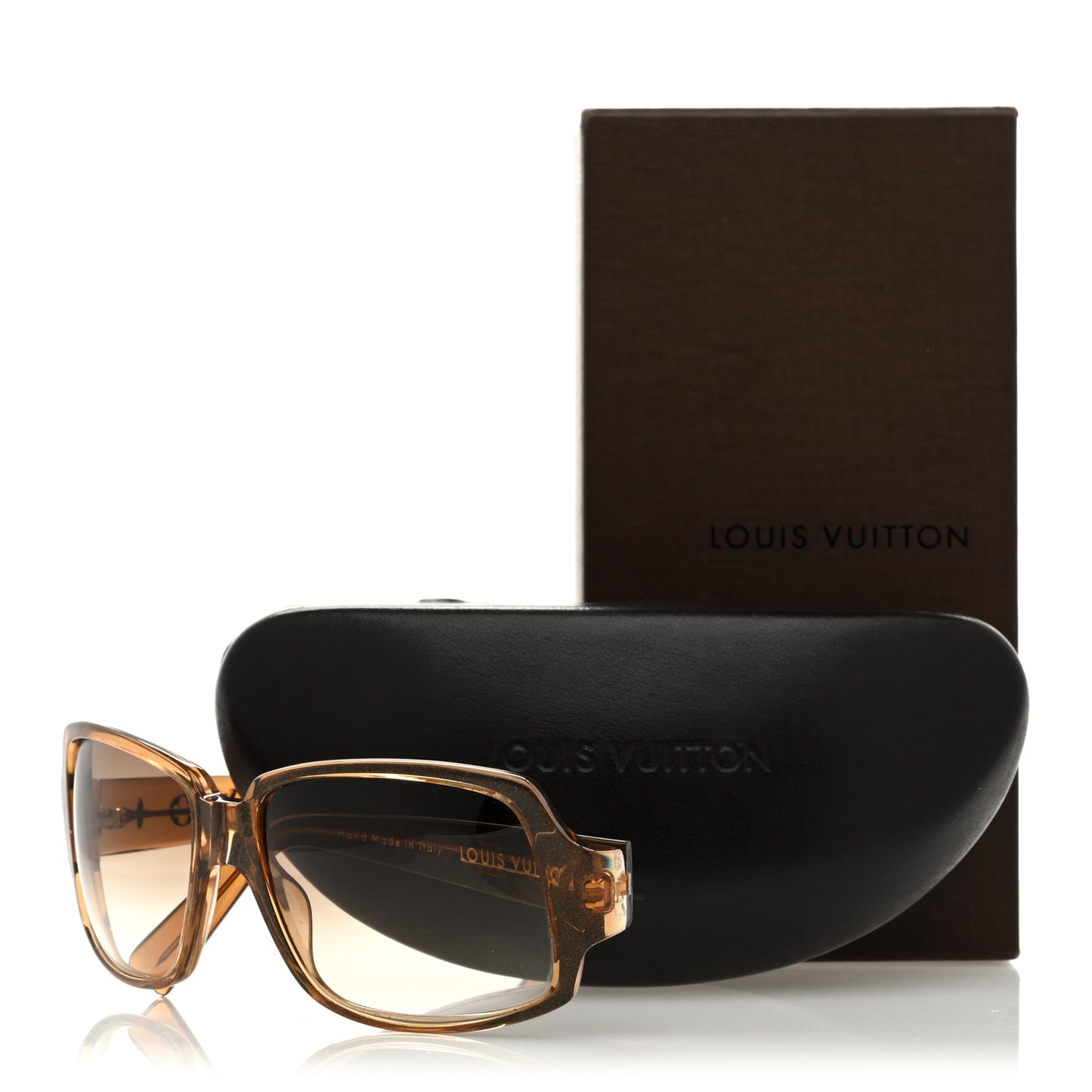 Acetate Obsession Carre Sunglasses Z0025W Glitter Honey