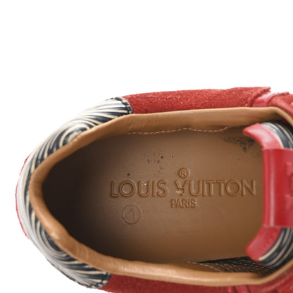 Louis Vuitton Epi Calf Hair Calfskin Run Away Sneakers 36.5 Rouge 8 of 9