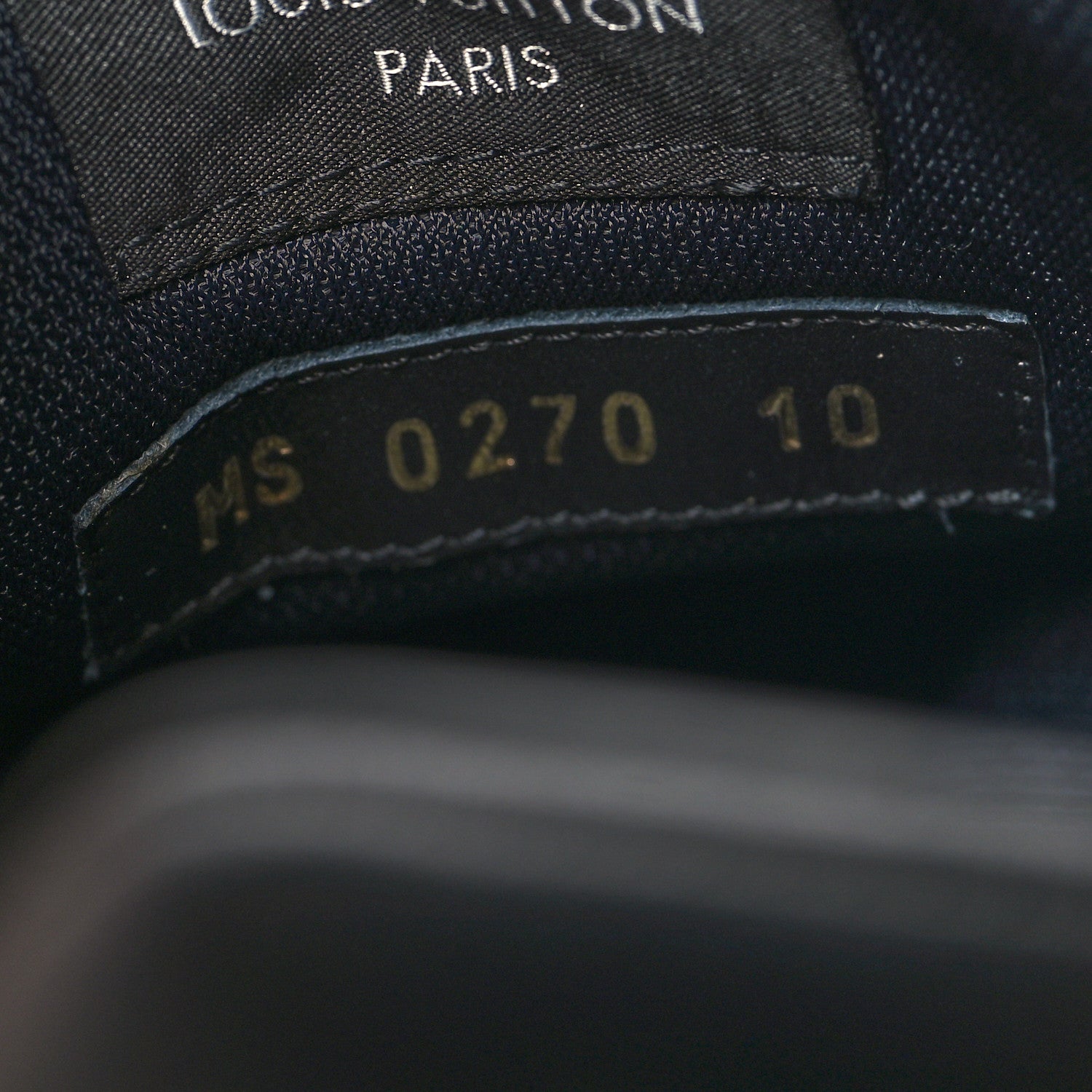 Louis Vuitton Reverse Monogram Eclipse Mens Rivoli Sneakers 10 Black 6 of 9