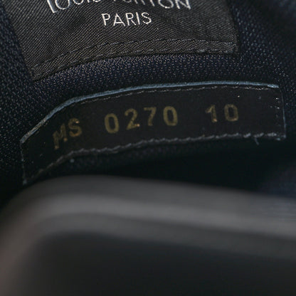 Louis Vuitton Reverse Monogram Eclipse Mens Rivoli Sneakers 10 Black 6 of 9