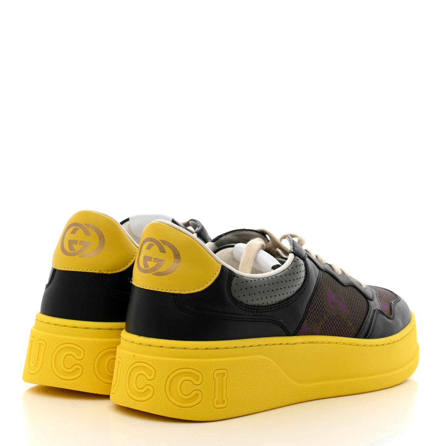 GG Supreme Mens Platform Sneaker 11 Black
