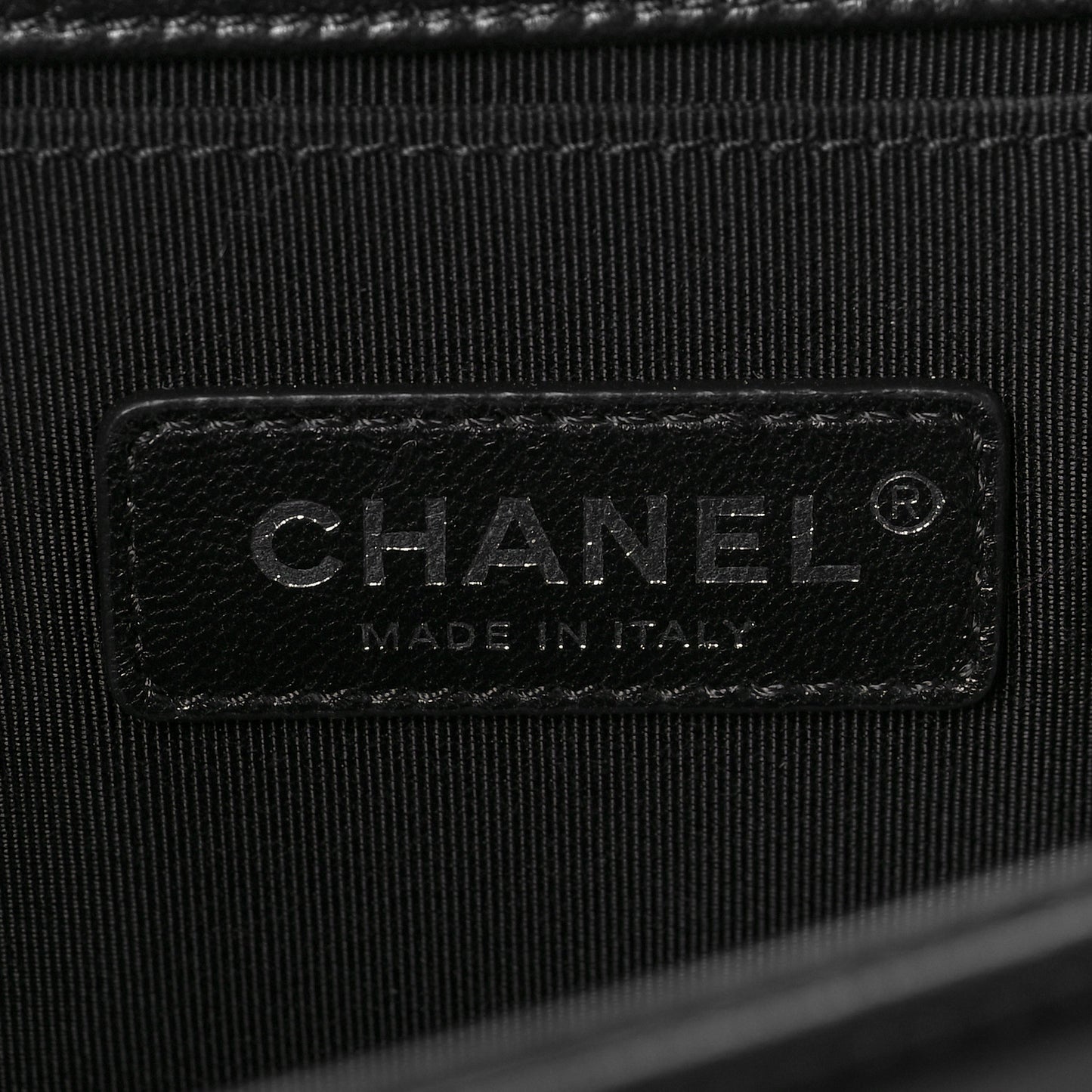 Calfskin Quilted Medium Boy Flap Black