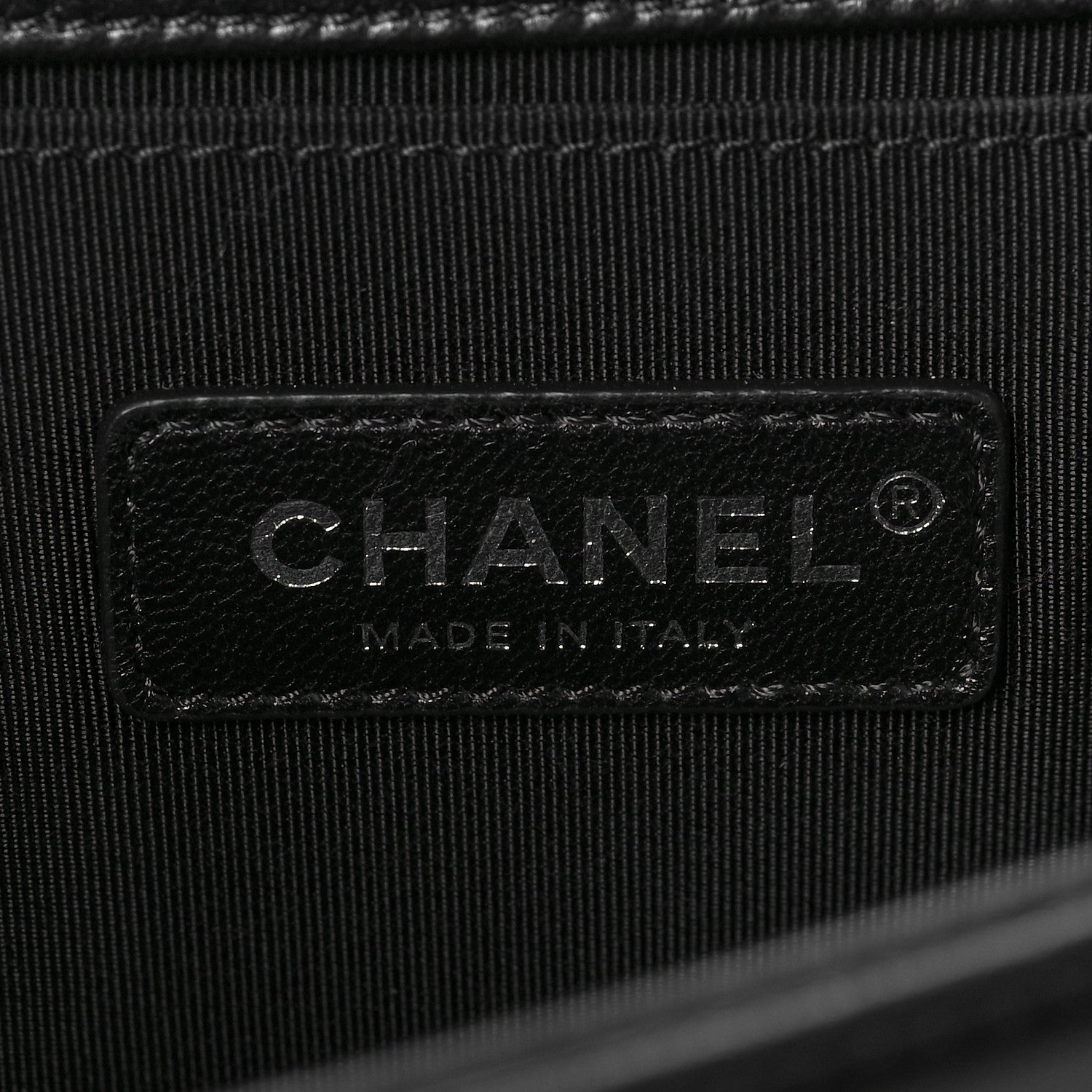 Chanel Calfskin Quilted Medium Boy Flap Black 9 of 9