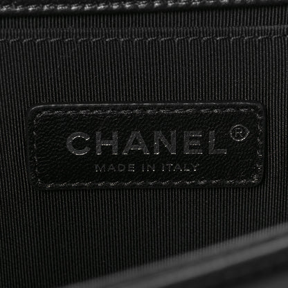 Chanel Calfskin Quilted Medium Boy Flap Black 9 of 9