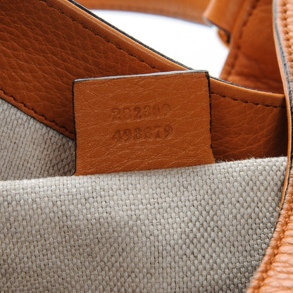 Gucci Pebbled Calfskin Medium Soho Shoulder Bag Curcuma 7 of 10