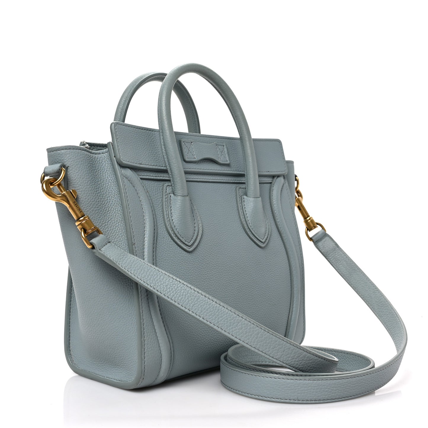 Drummed Calfskin Nano Luggage Cloud