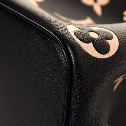 Louis Vuitton Empreinte Monogram Giant Neonoe MM Black Beige 8 of 12