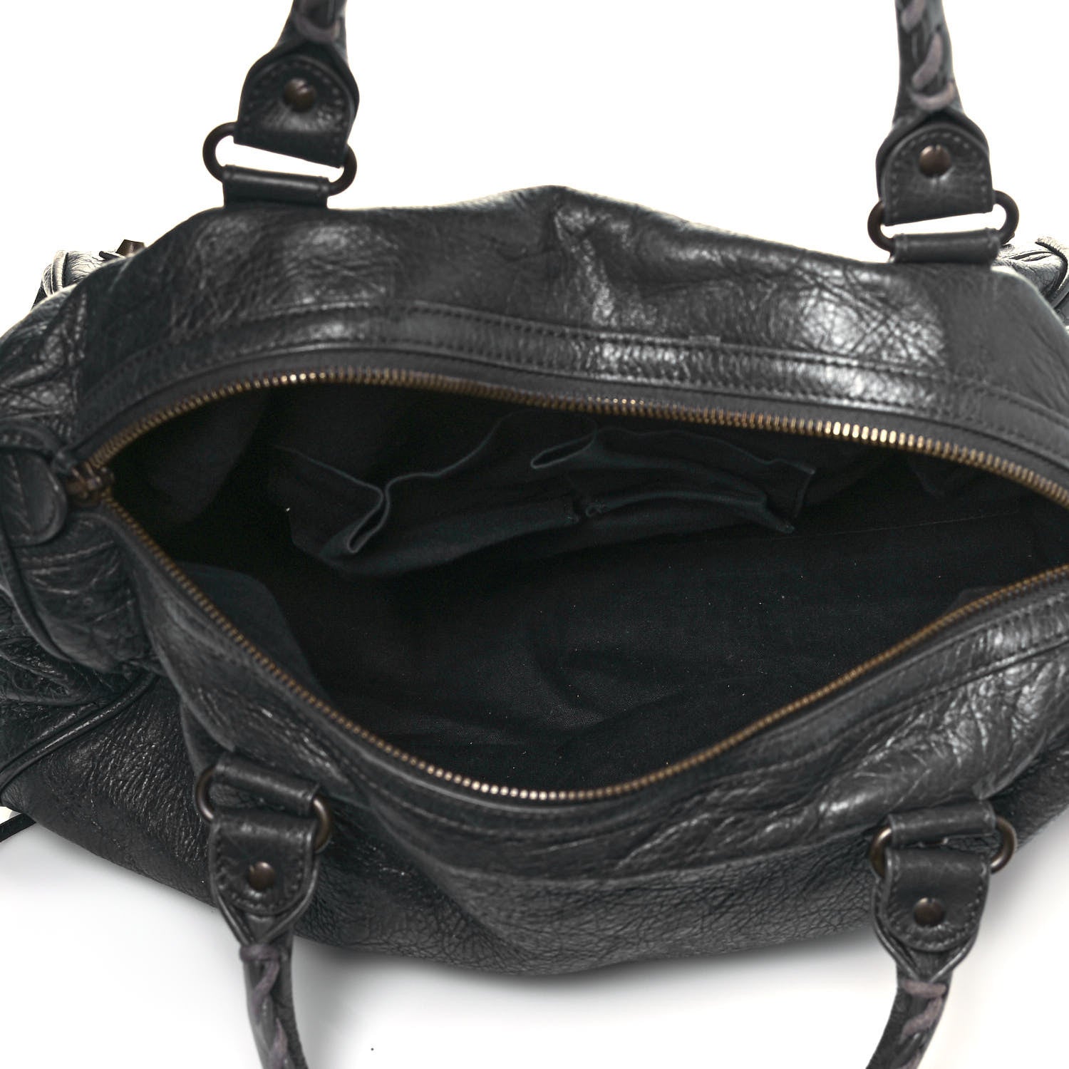 Balenciaga Agneau Classic Hardware Boston Anthracite 6 of 16