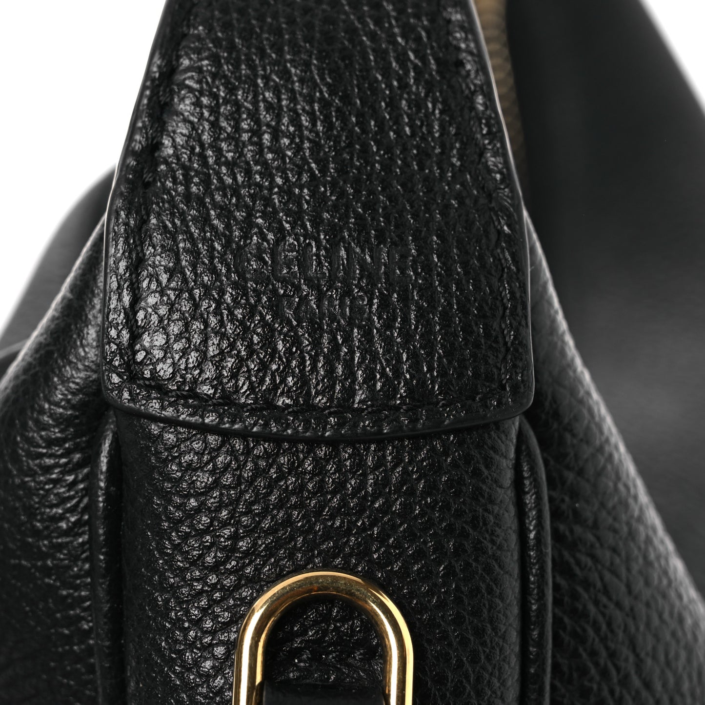 Supple Grained Calfskin Teen Lulu Shoulder Bag Black