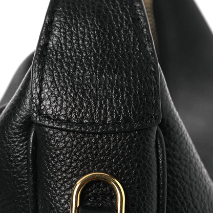 Celine Supple Grained Calfskin Teen Lulu Shoulder Bag Black 6 of 11