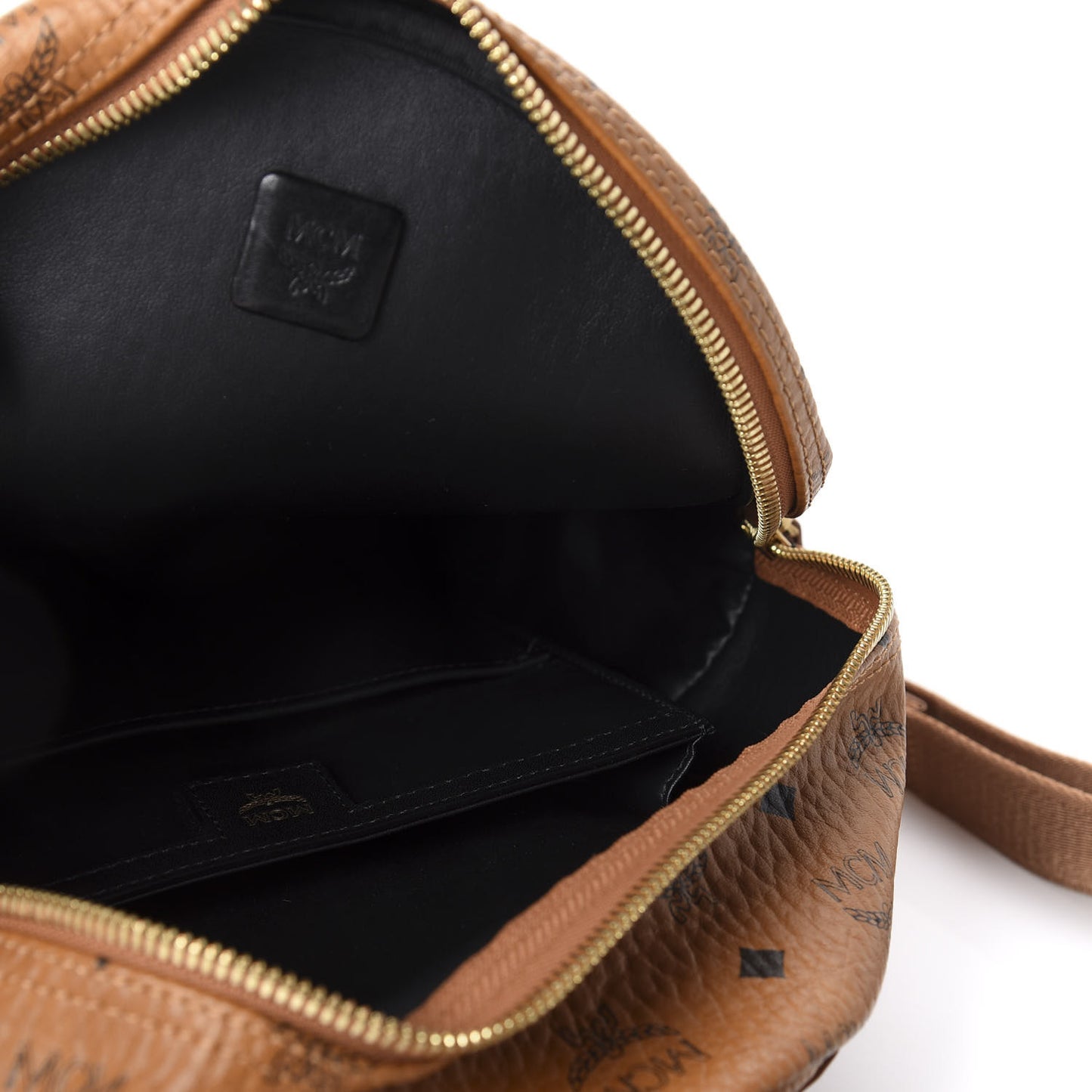 Visetos Small Side Stud Stark Backpack Cognac