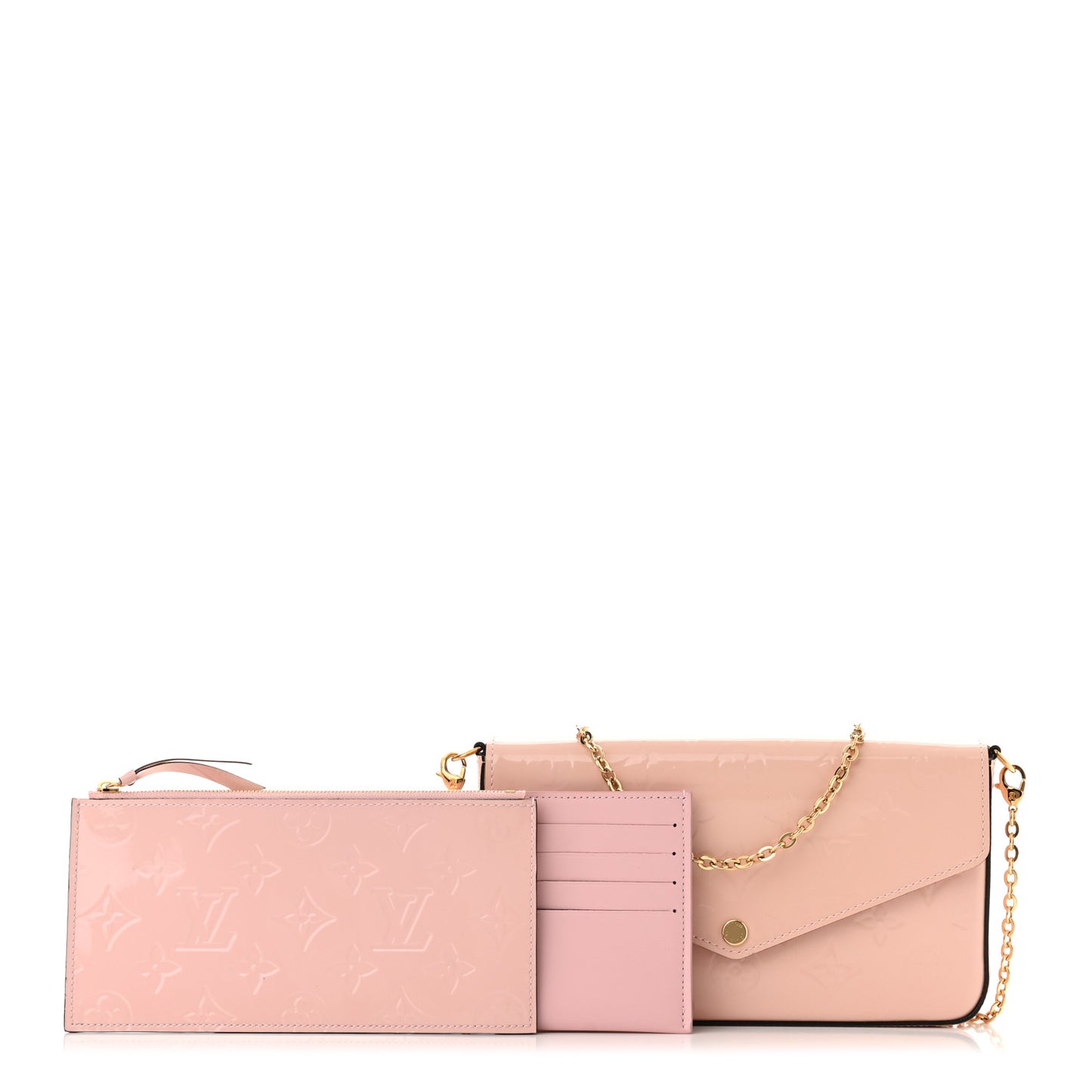Vernis Felicie Chain Wallet Rose Ballerine
