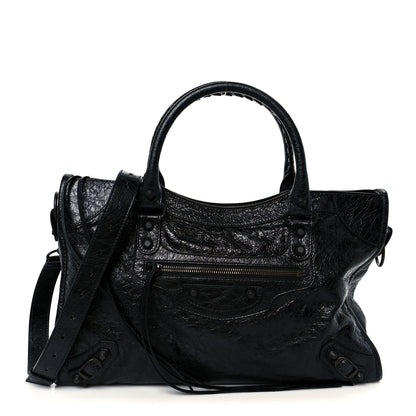 Balenciaga Agneau Arena Classic Hardware Medium Le City Black 1 of 10