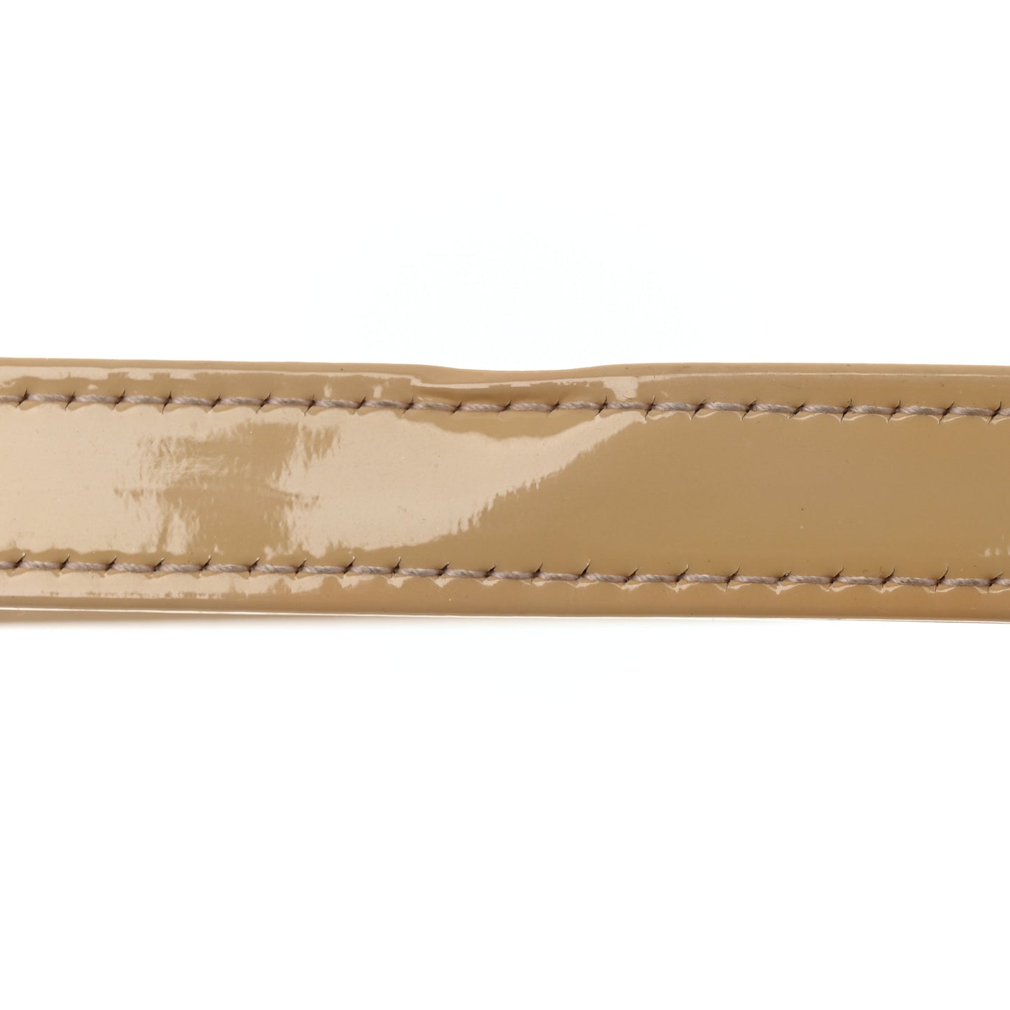Patent Cannage Medium Lady Dior Beige