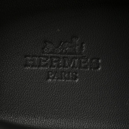 Hermes Goatskin Suede Goatskin Bouncing Sneakers 39 Black 7 of 12
