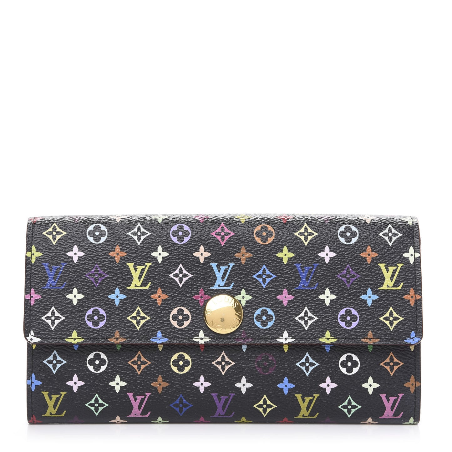 Monogram Multicolor Sarah Wallet Black Grenade