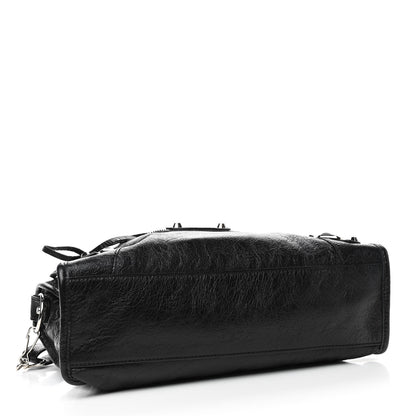 Balenciaga Agneau Classic Silver Hardware S City Black 4 of 9