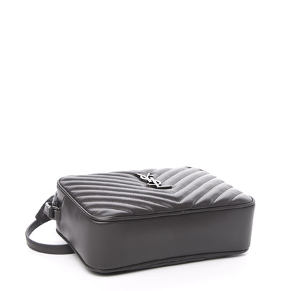 Saint Laurent Calfskin Matelasse Monogram Lou Camera Bag Asphalt 4 of 10