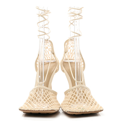 Bottega Veneta Mesh Nappa Stretch Ankle Tie Sandals 41 Toile 2 of 8