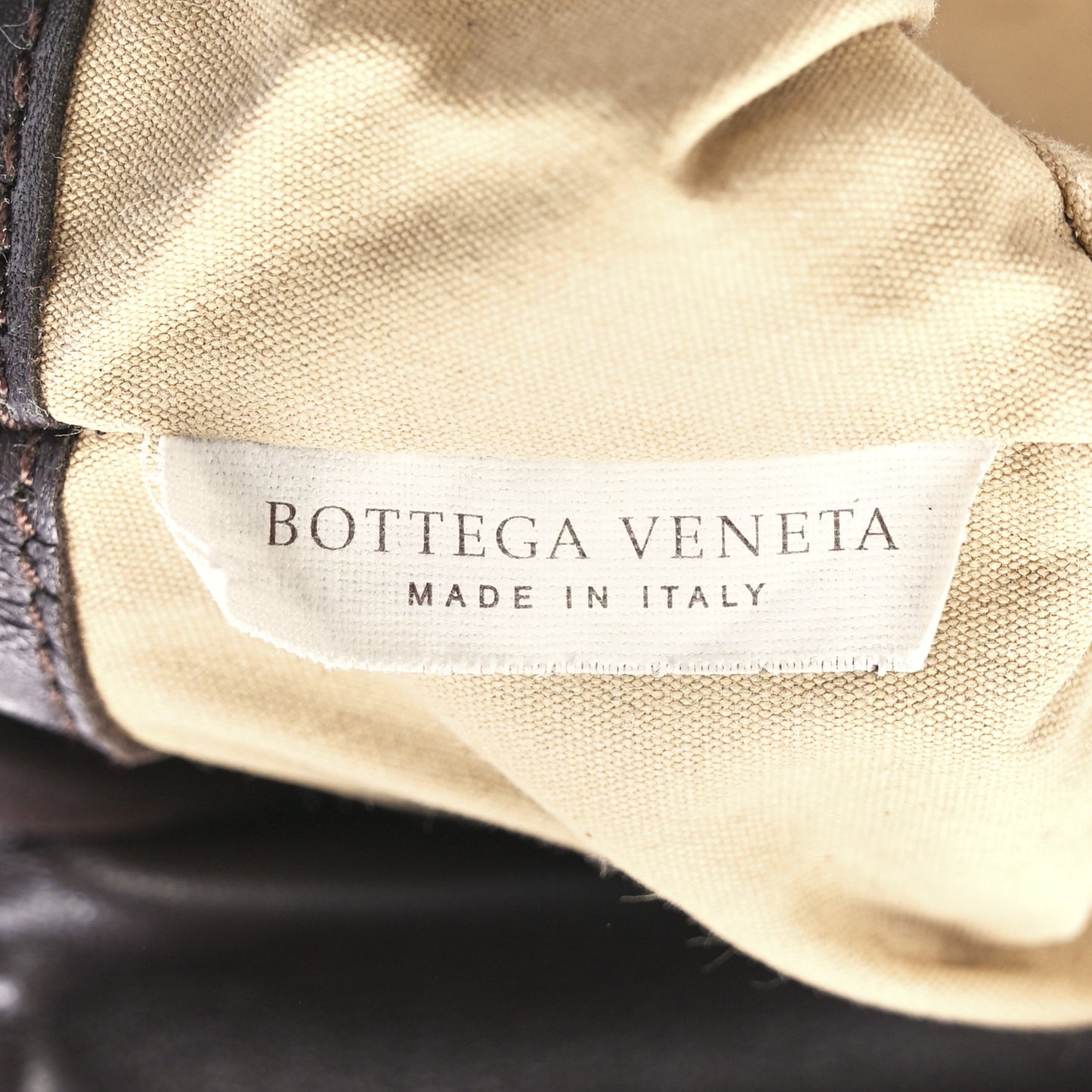 Nappa Intrecciato Flap Clutch Ebano