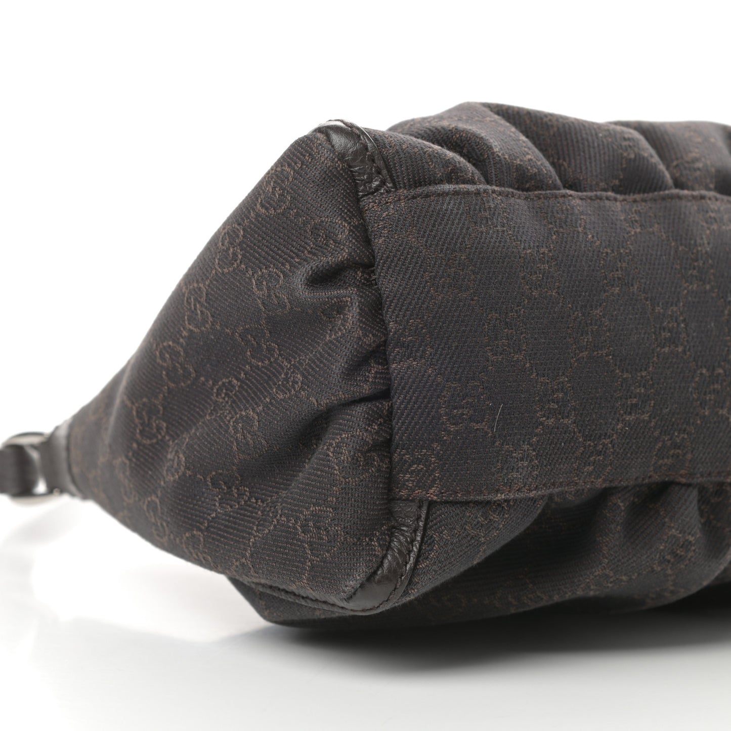 Monogram D Ring Hobo Dark Brown