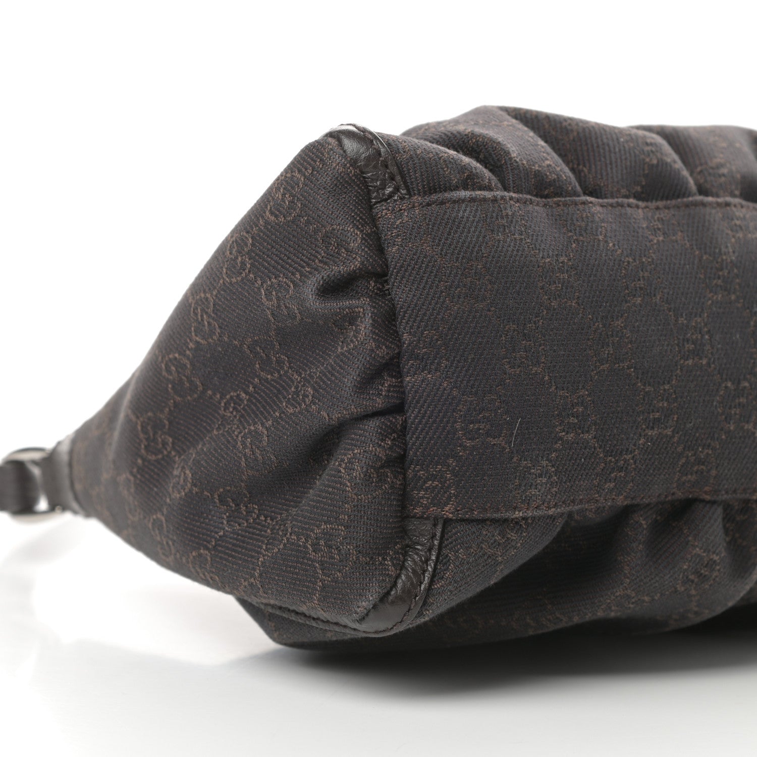 Gucci Monogram D Ring Hobo Dark Brown 9 of 12