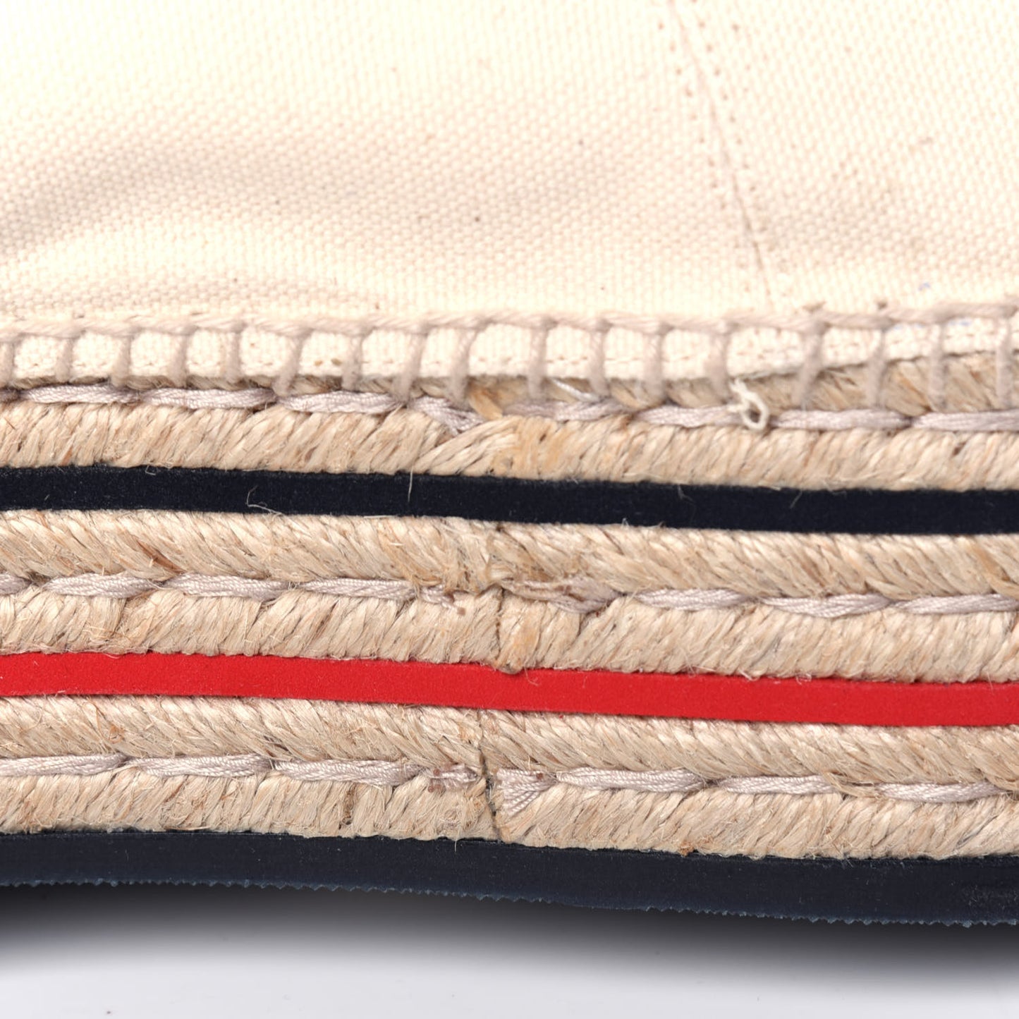 Canvas Logo Lace-Up Platform Espadrilles 40.5 Greggio Grege