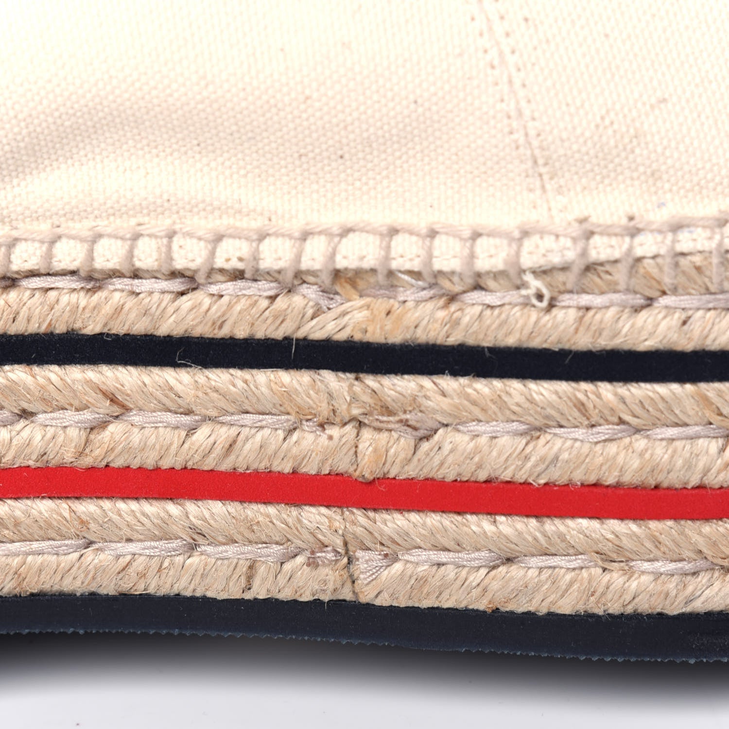Gucci Canvas Logo Lace-Up Platform Espadrilles 40.5 Greggio Grege 12 of 16