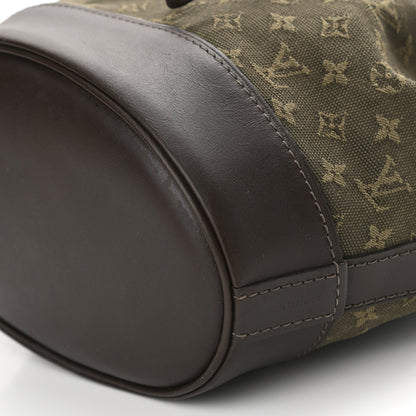 Louis Vuitton Mini Monogram Noelie Kaki 10 of 11
