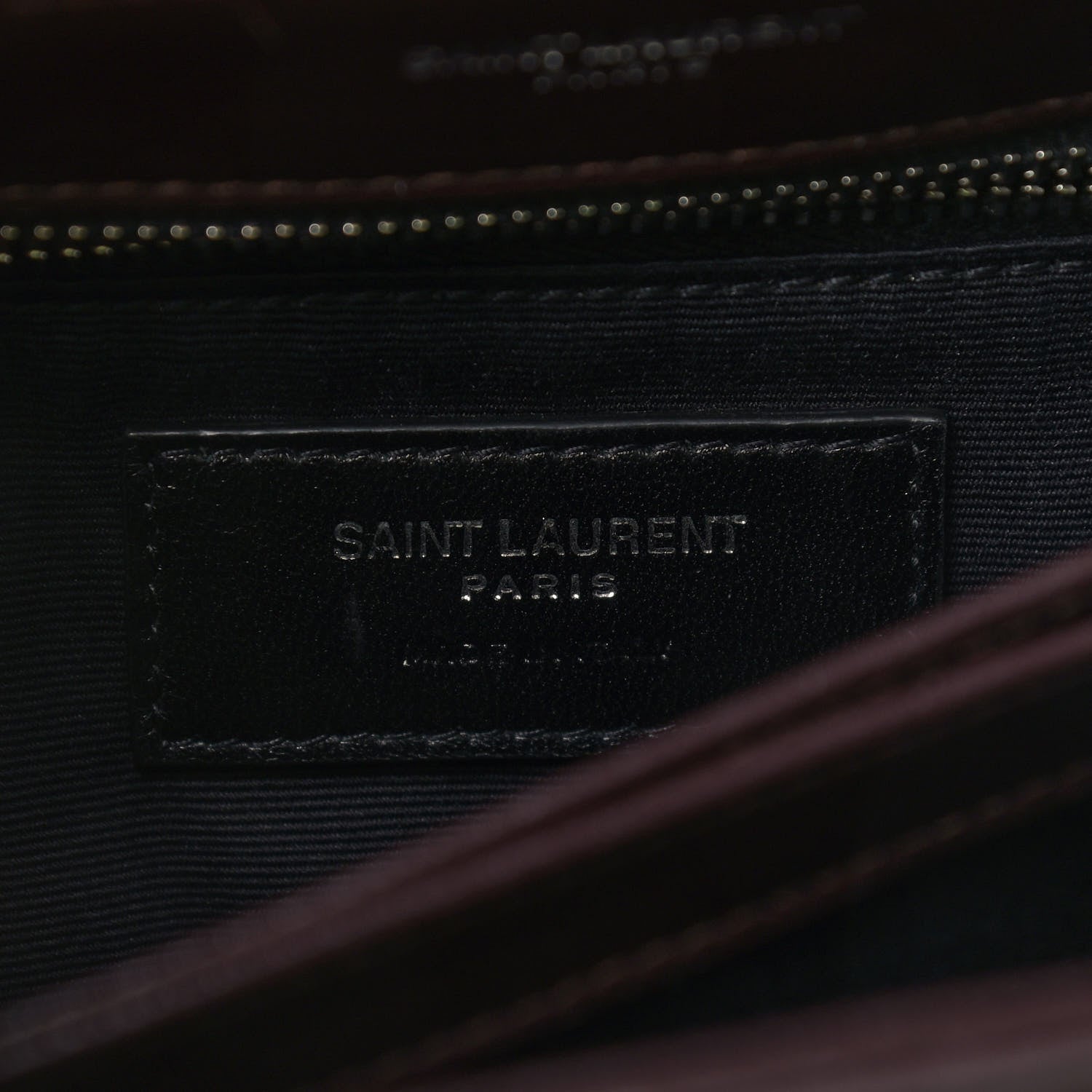 Saint Laurent Calfskin Y Quilted Monogram Toy Loulou Monogram Crossbody Bag Black Tulipe 5 of 9