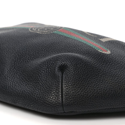 Gucci Grained Calfskin Logo Belt Bag Black 9 of 9