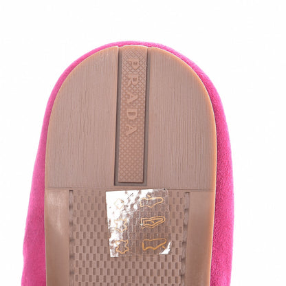 Prada Suede Bow Toe Ballerina Flats 39.5 Peonia 10 of 12