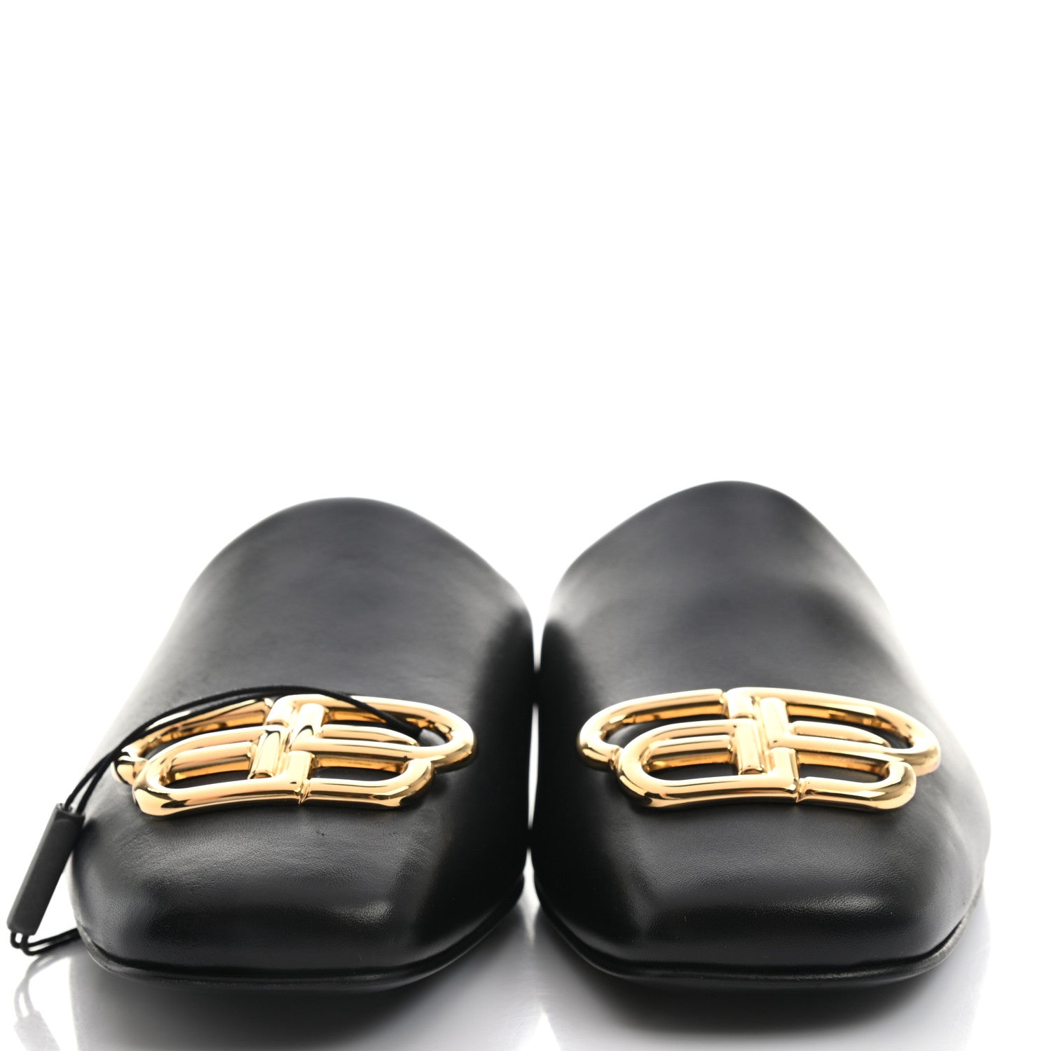 Balenciaga Smooth Calfskin Cozy BB Flat Carrera Mules 35 Black 2 of 8