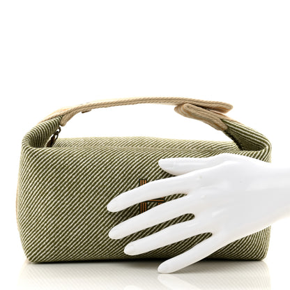 Hermes Wool Small Bride-A-Brac H Natte Pouch Vert Foret 2 of 6