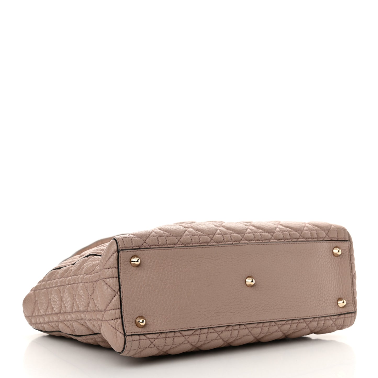 Grained Calfskin Cannage Large Lady Dior Light Pink