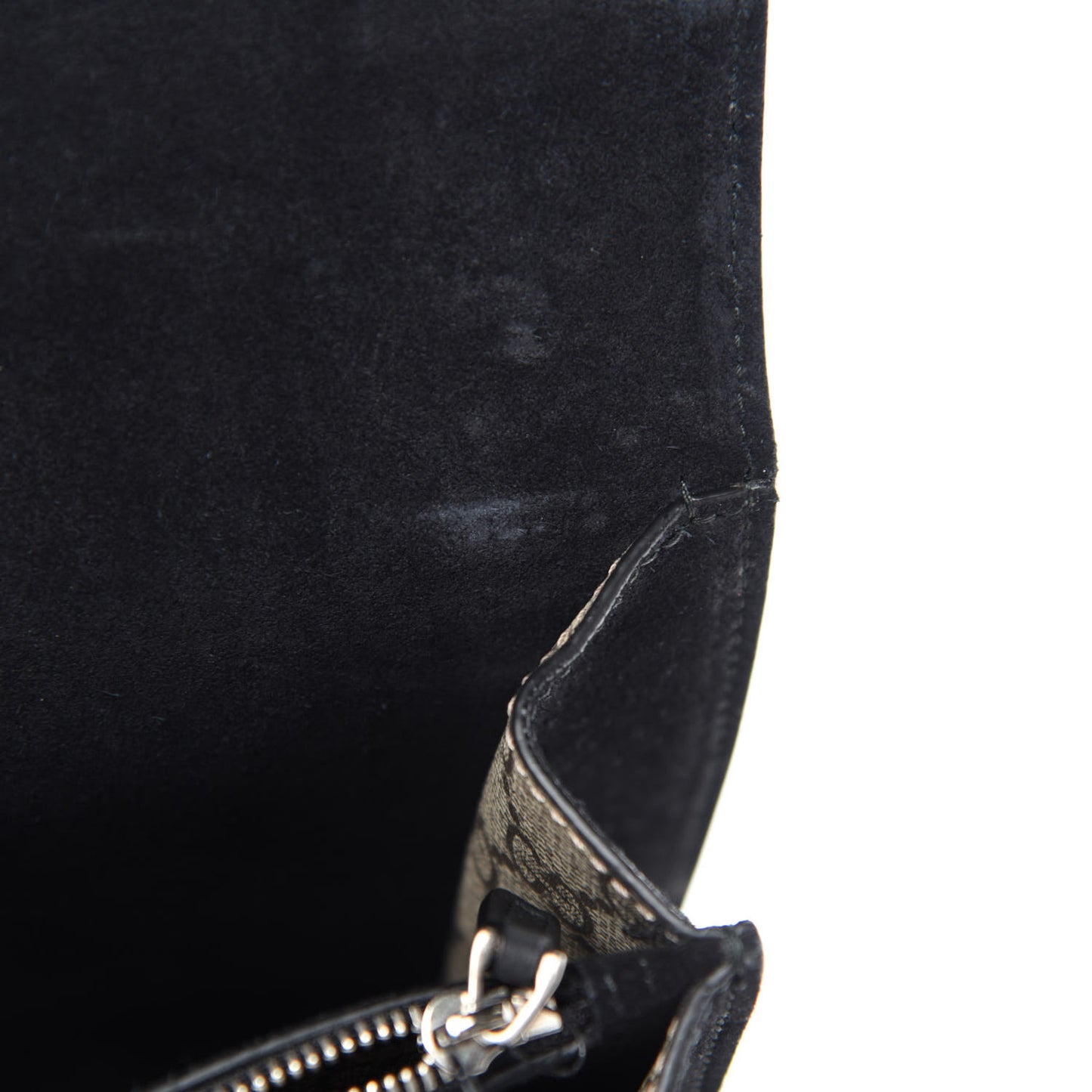 GG Supreme Monogram Medium Dionysus Shoulder Bag Black