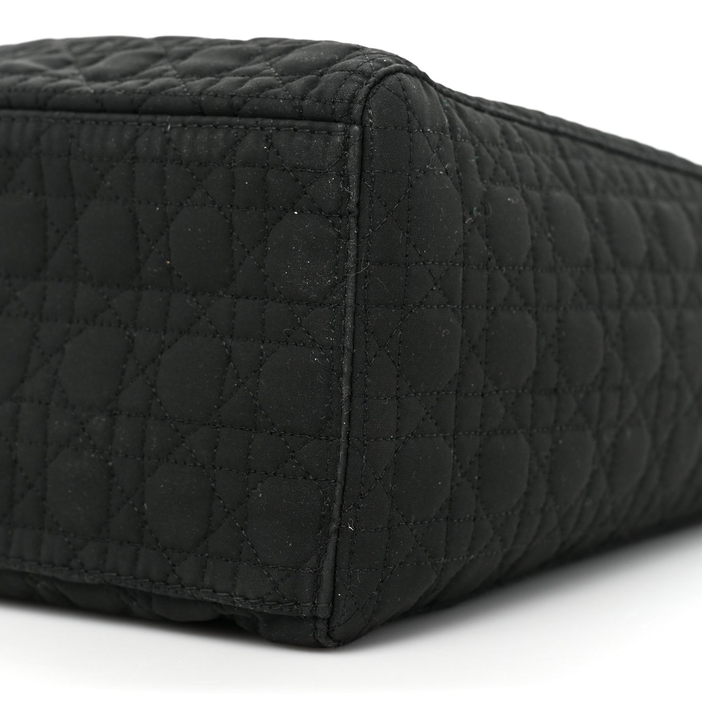 Nylon Cannage Large Lady Dior Black
