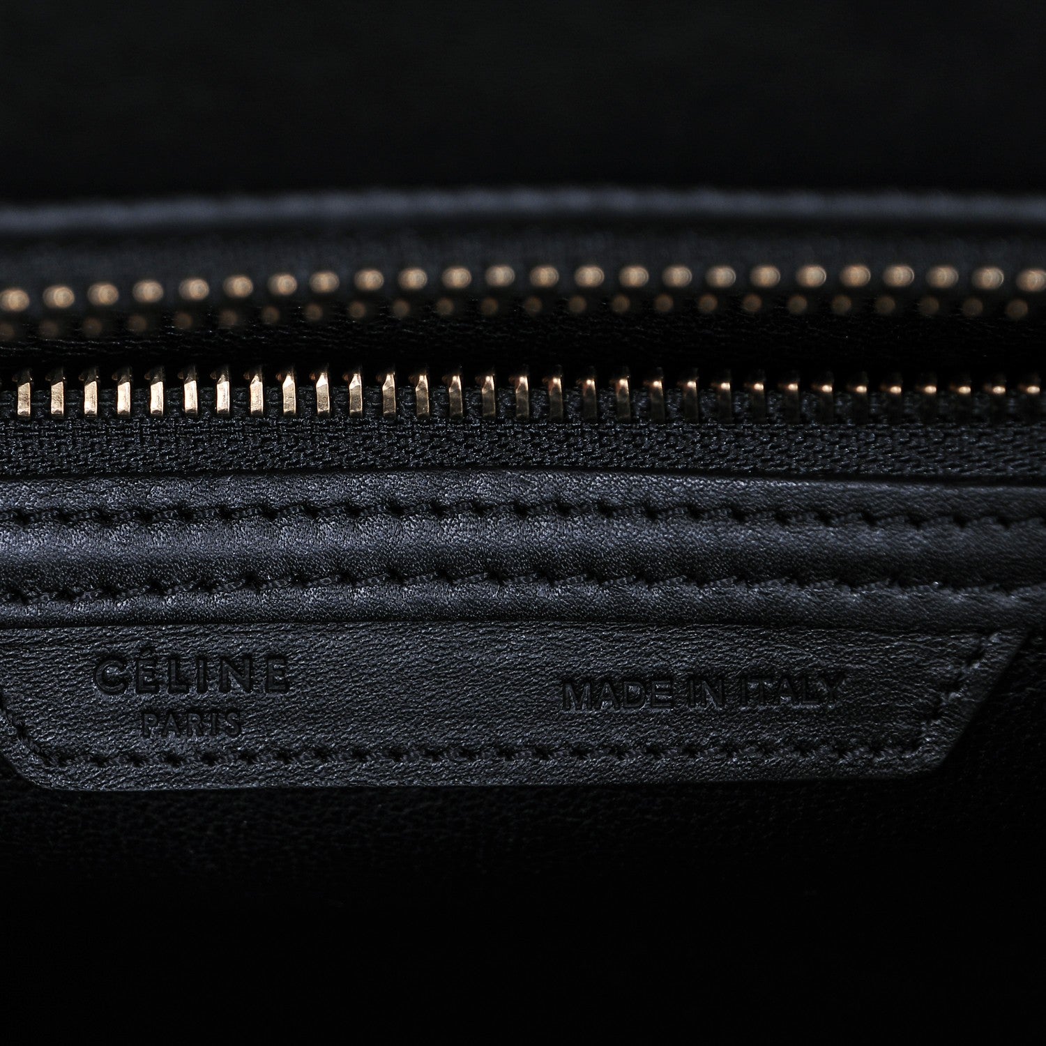 Celine Smooth Calfskin Micro Luggage Black 6 of 6