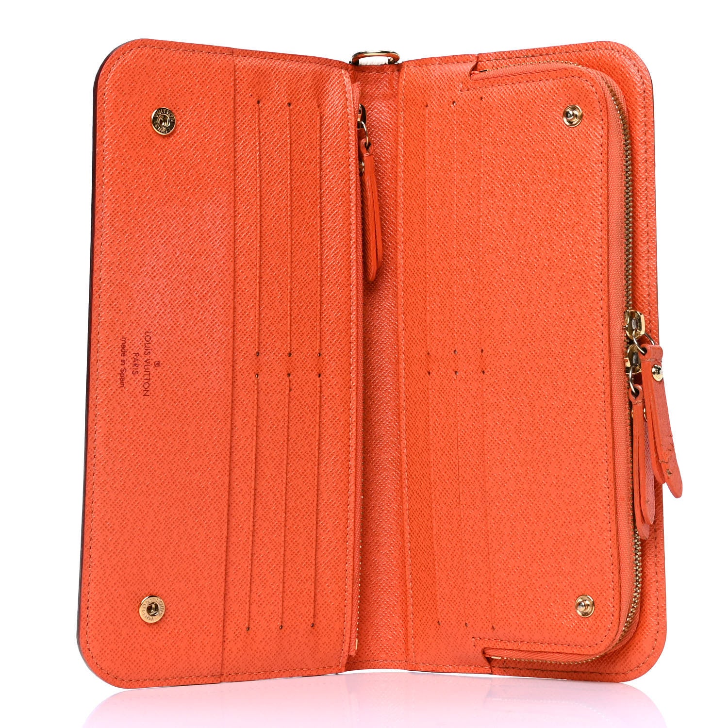 Louis Vuitton Monogram Multicolor Insolite Wallet White Orange 4 of 4