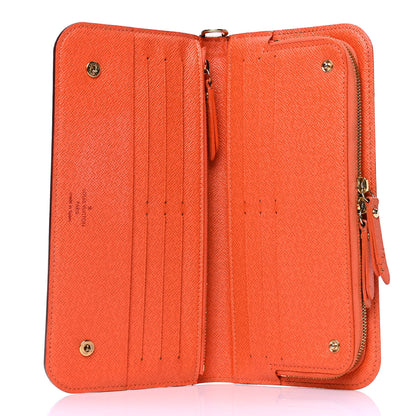 Louis Vuitton Monogram Multicolor Insolite Wallet White Orange 4 of 4
