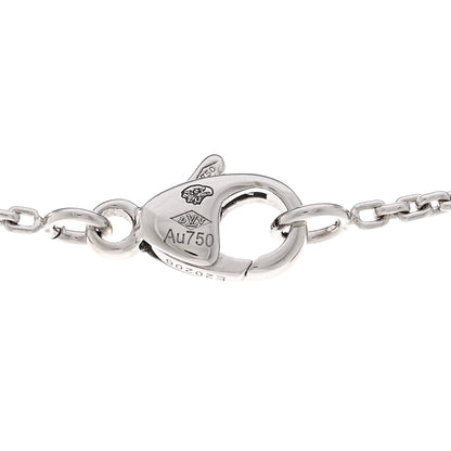 Louis Vuitton 18K White Gold Diamond Idylle Blossom LV Pendant Necklace 4 of 4