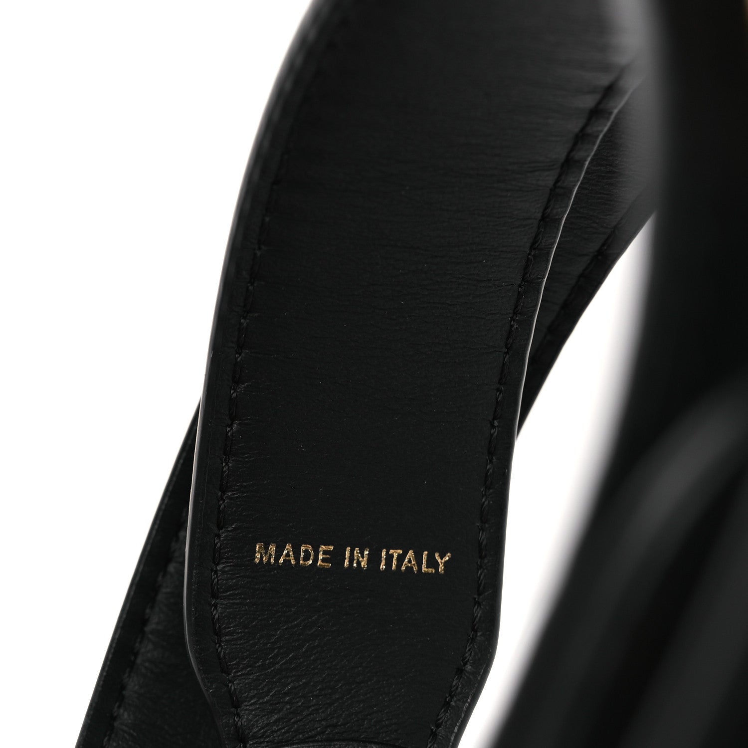 Fendi Vitello Century Opaco Flat Studded Strap You Black 4 of 6