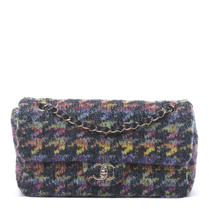 Chanel Knit Medium Single Flap Multicolor 1 of 11