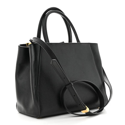 Fendi Vitello Elite Petite 2Jours Tote Black 3 of 13